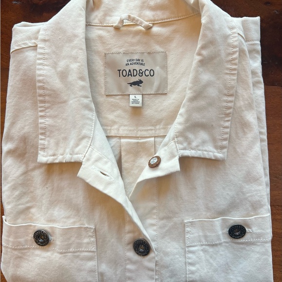 Toad & Co Women’s Earthworks Huxley Jacket Cream Large - Picture 9 of 9